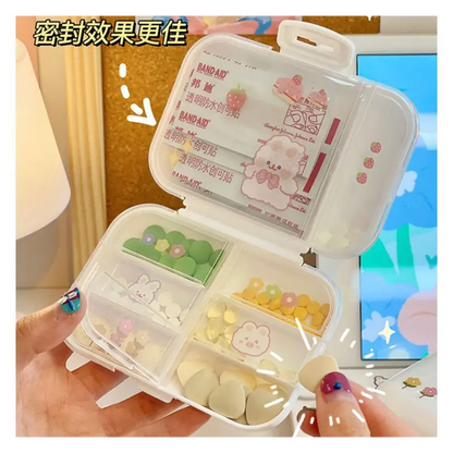 Travel Plastic Pill Box Cg269 - Makeup Containers