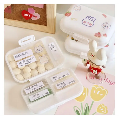 Travel Plastic Pill Box Cg269 - Makeup Containers