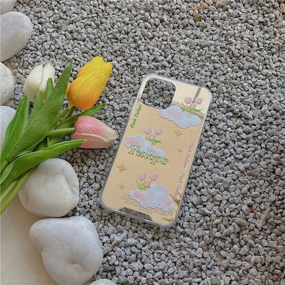 Tulip Cloud Mirrored Phone Case - iPhone 13 Pro Max / 13 Pro