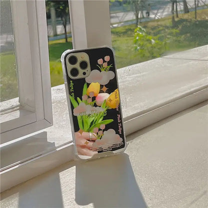 Tulip Cloud Mirrored Phone Case - iPhone 13 Pro Max / 13 Pro