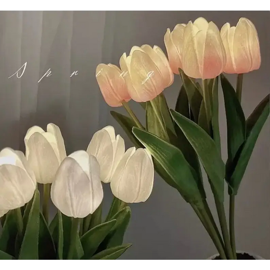 Tulip Flowerpot Lamp Night Light 6 PCS LED SU01 - lamp