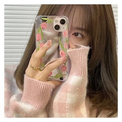 Tulip Mirrored Phone Case - iPhone 13 / 13 Pro / 13 Pro Max 