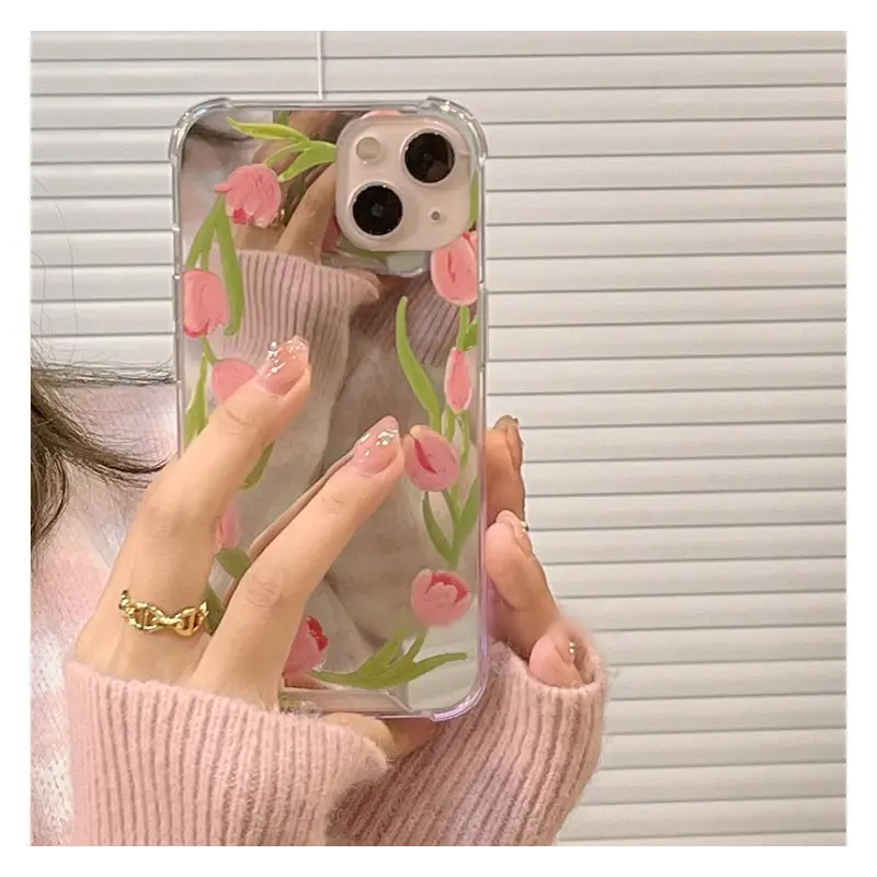 Tulip Mirrored Phone Case - iPhone 13 / 13 Pro / 13 Pro Max 