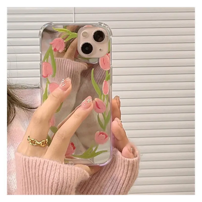 Tulip Mirrored Phone Case - iPhone 13 / 13 Pro / 13 Pro Max 