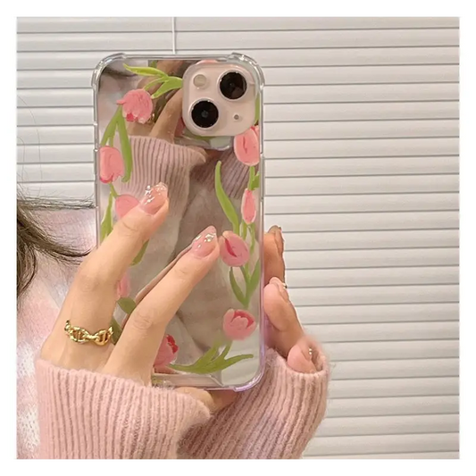 Tulip Mirrored Phone Case - iPhone 13 / 13 Pro / 13 Pro Max 