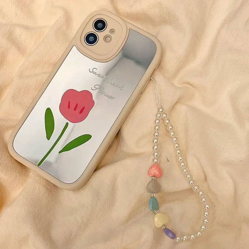 Tulip Mirrored Phone Case - iPhone 13 Pro Max / 13 Pro / 13 