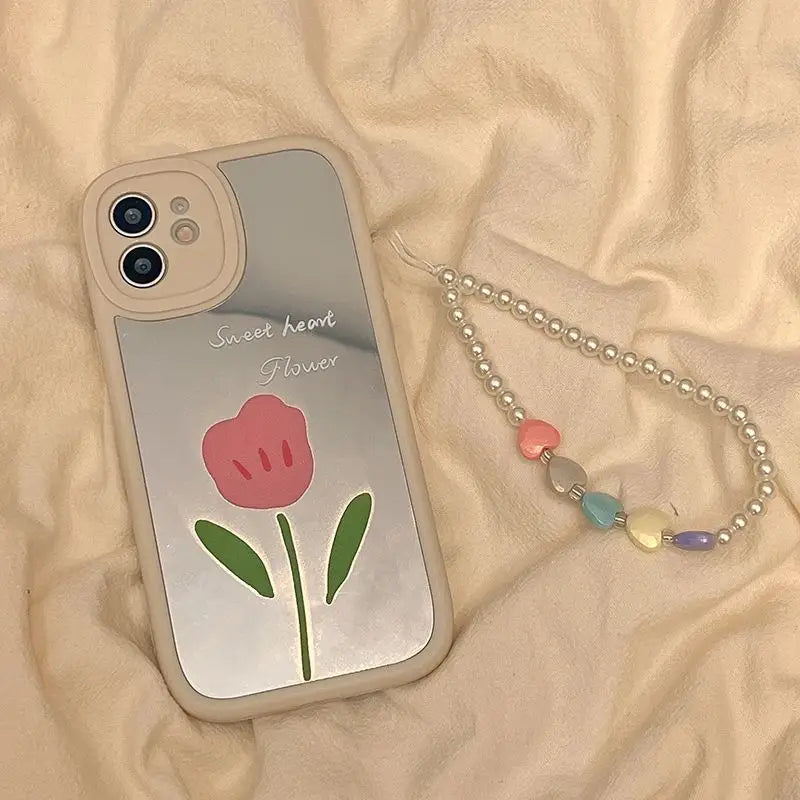 Tulip Mirrored Phone Case - iPhone 13 Pro Max / 13 Pro / 13 