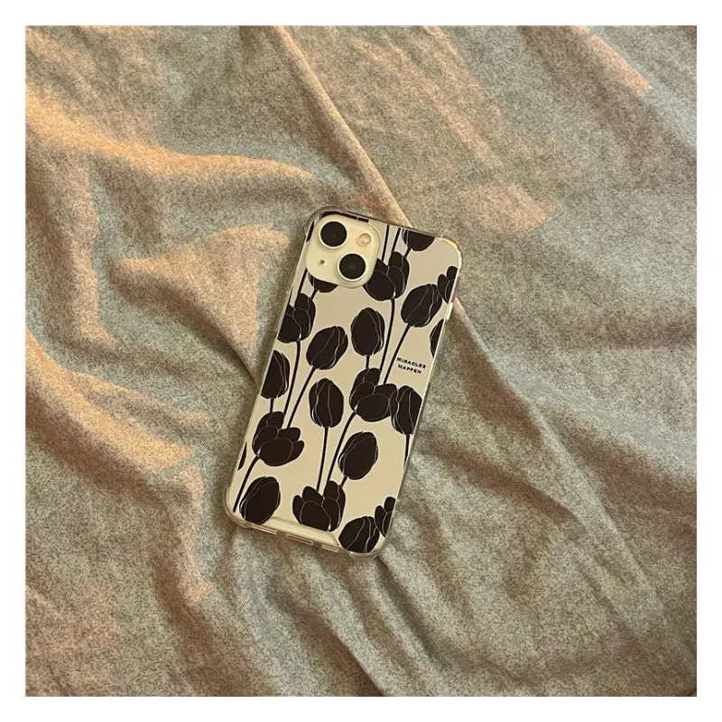 Tulip Mirrored Phone Case - Iphone 7 / 8 / 7 Plus / 8 Plus /
