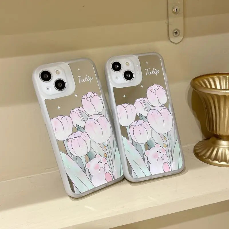 Tulip Mirrored Phone Case - iPhone 7 / 8 / SE / 7 Plus / 8 