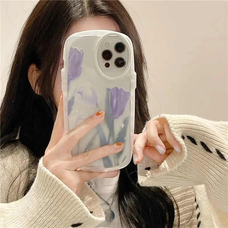 Tulip Transparent Phone Case - iPhone 13 Pro Max / 13 Pro / 