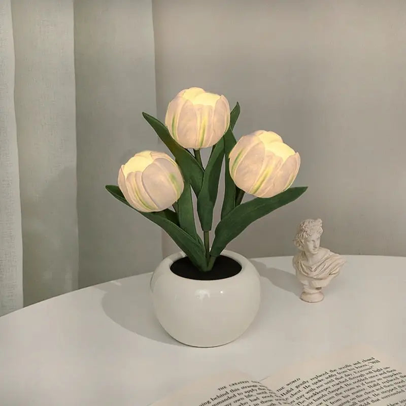 Tulips Table Lamp Led W347 - White Tulip - Lamp