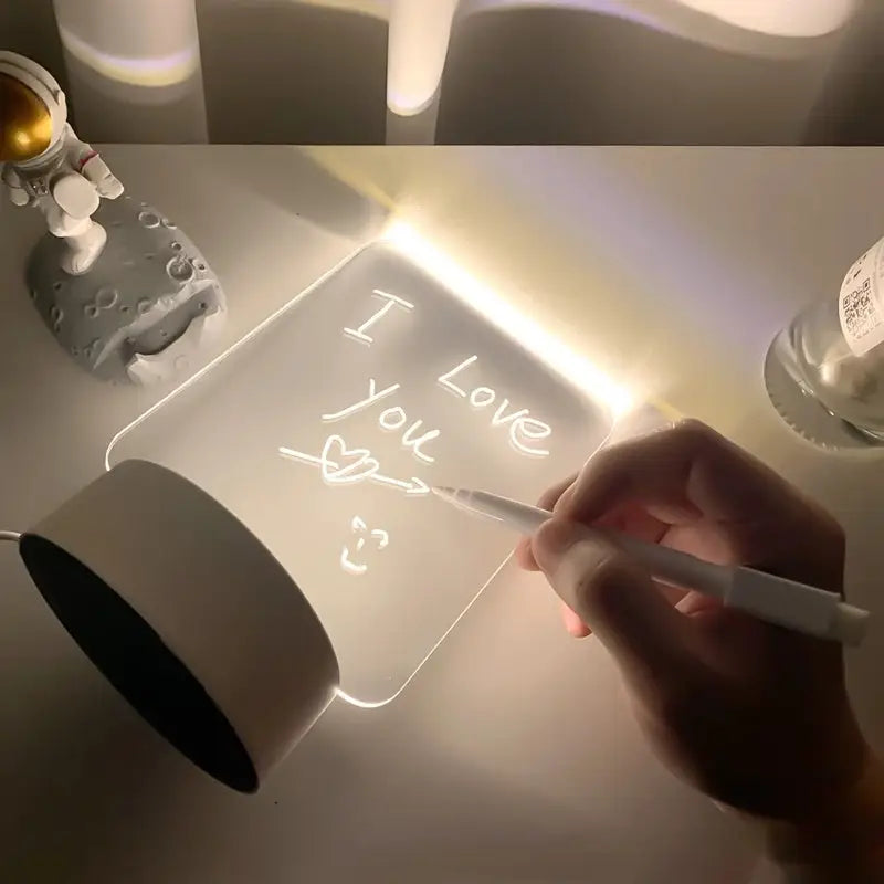 USB Led Love Night Message Board Lamp With PEN LIN80 - light