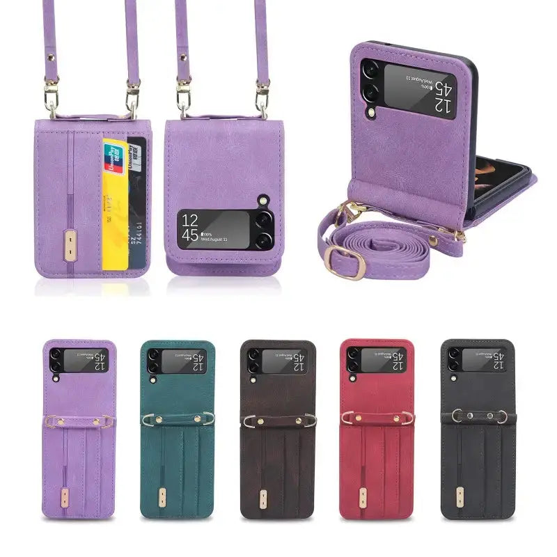 Wallet Card Holder Phone Case for Samsung Galaxy Z Flip 3 