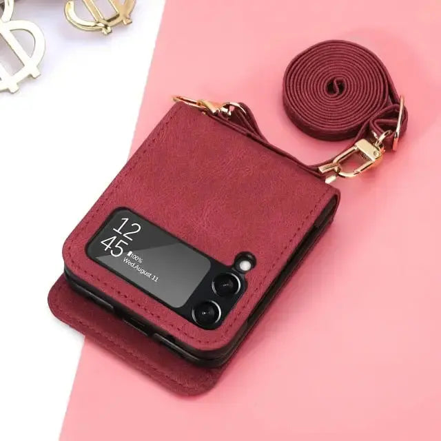 Wallet Card Holder Phone Case for Samsung Galaxy Z Flip 3 