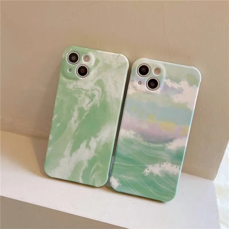 Watercolor Printed Phone Case - iPhone 13 Pro Max / 13 Pro /