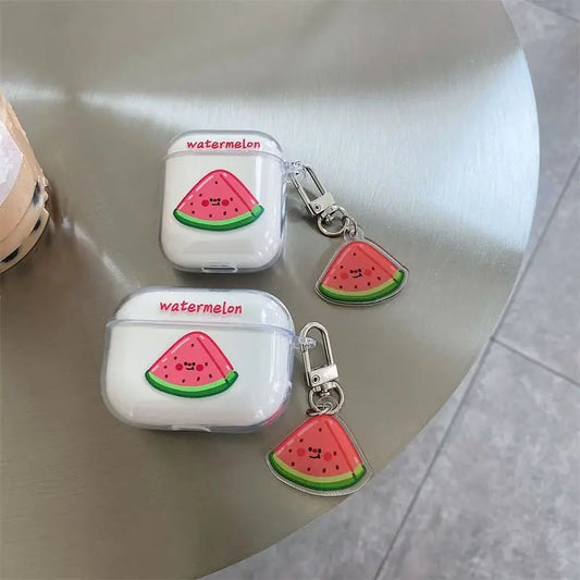 Watermelon Print AirPods Earphone Case Skin B282 - Mobile 
