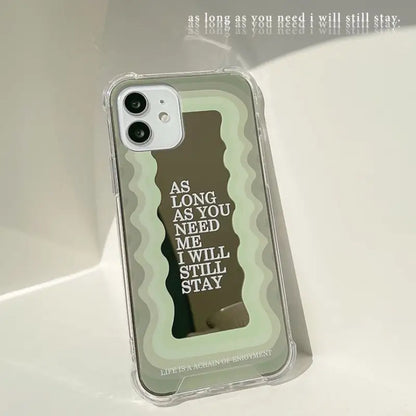 Wavy Mirror Phone Case - Iphone 7 / 8 / Se, 7 Plus / 8 Plus, X / Xs, Xs Max, Xr, 11, 11 Pro, 11 Pro Max, 12 Mini, 12, 12 Pro, 12 Pro Max, 13mini, 13, 13pro, 13pro Max-5