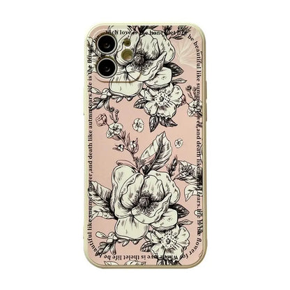 White Rose Mobile Phone Case - Iphone 7 / 8 / Se / 8 Plus / X / Xs / Xr / Xs Max / Xr / 11 / 11 Pro / 11 Pro Max / 12 / 12pro / 12promax-5