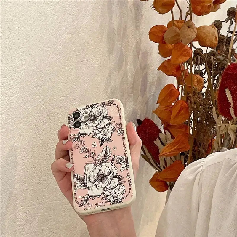 White Rose Mobile Phone Case - Iphone 7 / 8 / Se / 8 Plus / X / Xs / Xr / Xs Max / Xr / 11 / 11 Pro / 11 Pro Max / 12 / 12pro / 12promax-10