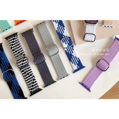 Woven Elastic Apple Watch Band (various designs) - Smart 