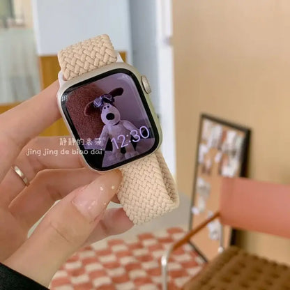 Woven Elastic Apple Watch Band (various designs) - Smart 