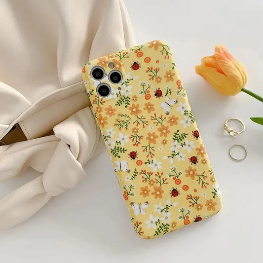 Yellow Nature Printing iPhone Case BP102 - iphone case