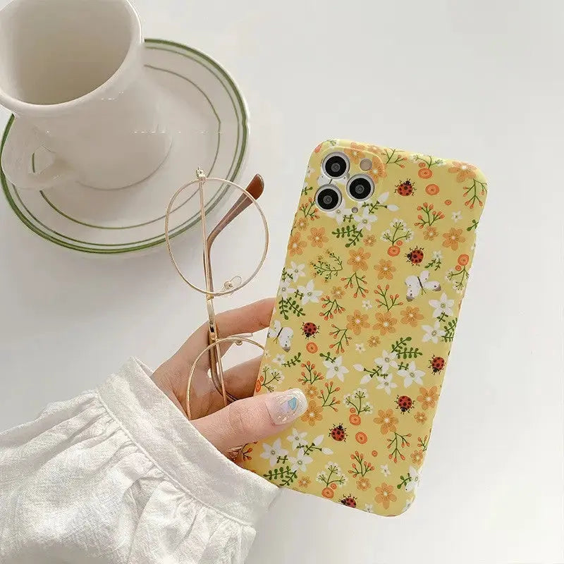 Yellow Nature Printing iPhone Case BP102 - iphone case