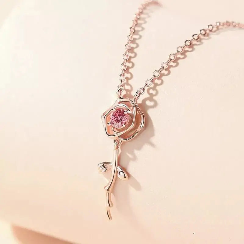 You Are My Rose Necklace LIN200 - necklace